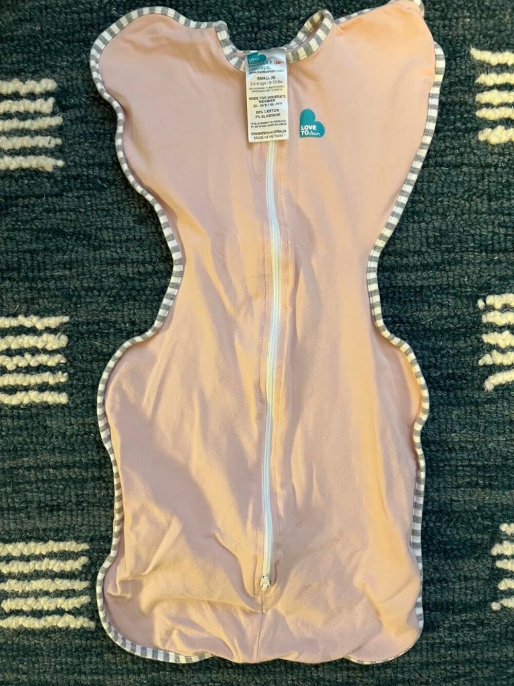Love to Dream Swaddle Up Dusty Pink Size Small 1-3 months